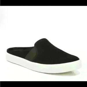 Vince Blair Sneaker Suede Mule Slip On Sz 5.5 EUC Black( Orig Retail: $195)